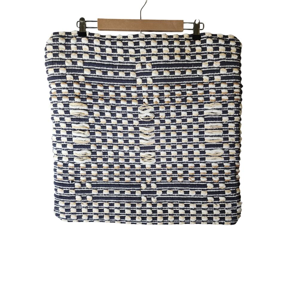 MAGNOLIA HOME Joanna Gaines Black Tan Woven Heavy Euro Accent Pillow Sham 22x22